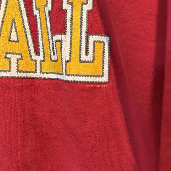 Vintage 90s Kansas City Chiefs Starter Football Sweatshirt Embroidered Sz Medium - Picture 5 of 7